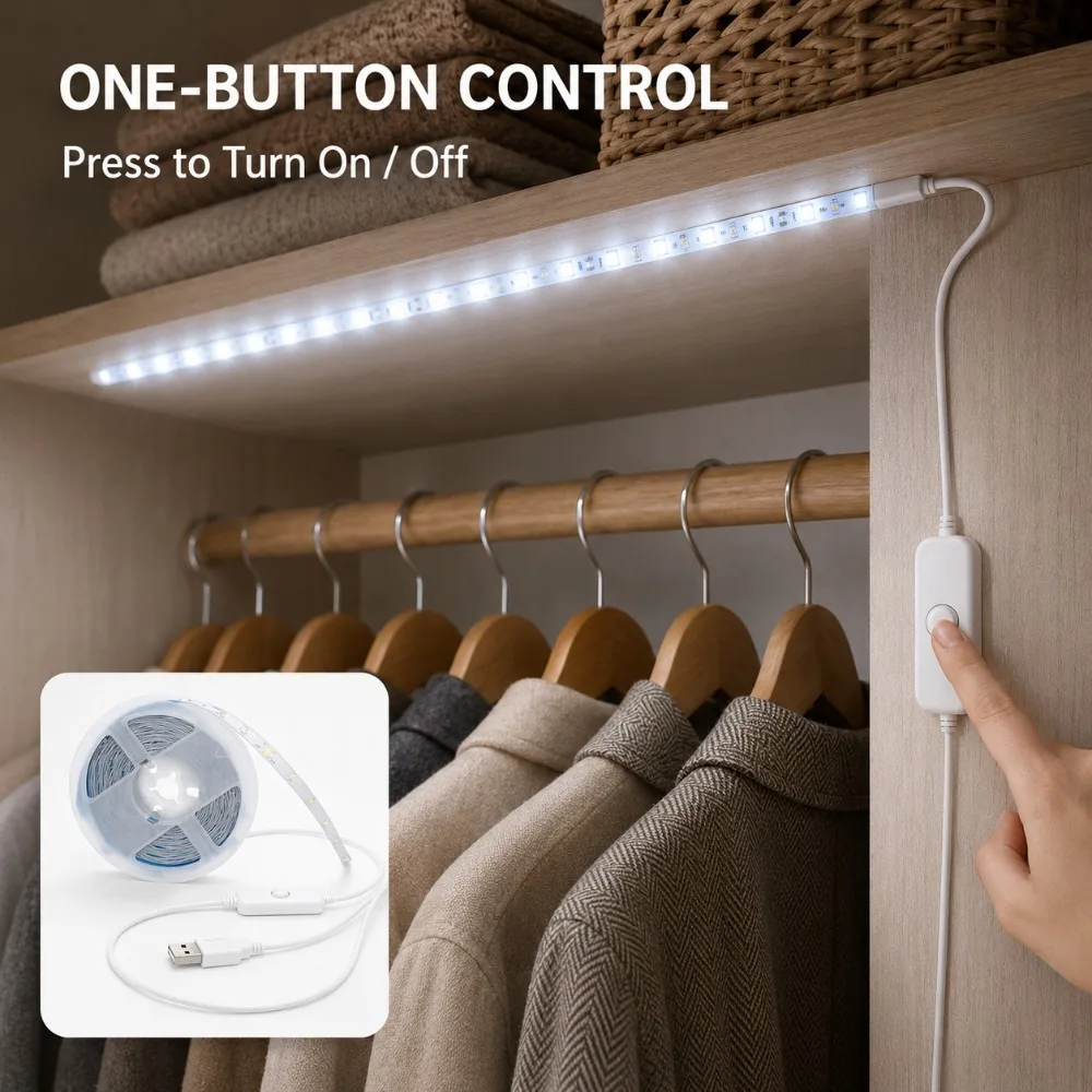 LED Strip Lights USB Button Co - огляд і ціна Lighting Decoration Ideas