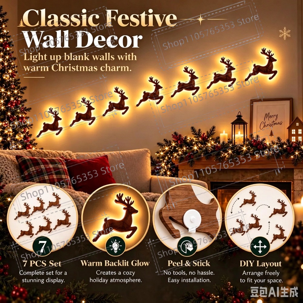 2027 Reindeer Glow Christmas D - огляд і ціна Up Lighting Decor