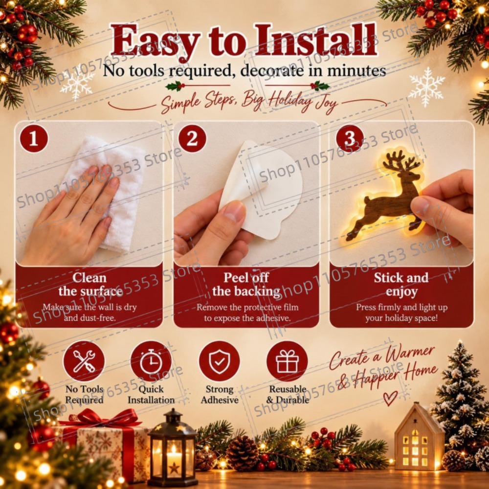 2027 Reindeer Glow Christmas D - огляд і ціна Up Lighting Decor