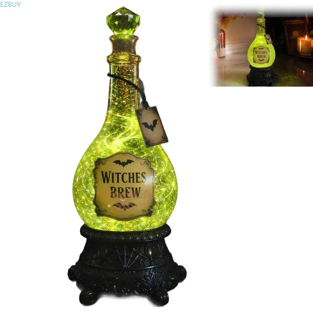 Lighted Witches’ Brew Bottle G - огляд і ціна Up Lighting Decor