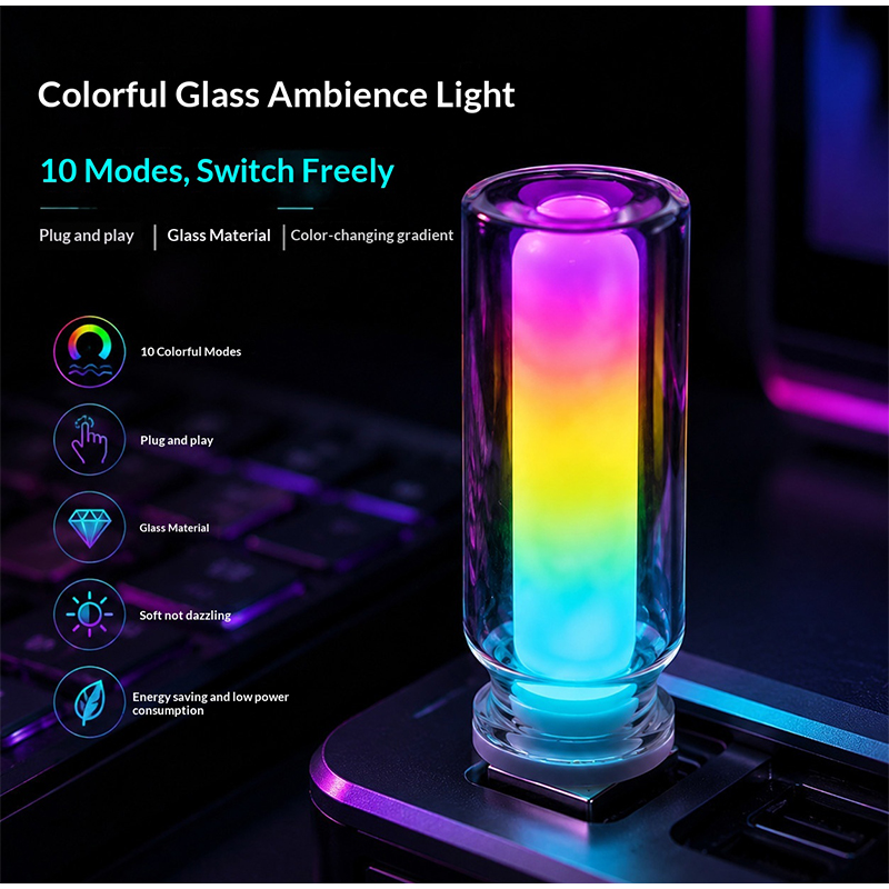 USB Glass Bottle RGB Ambient L - огляд і ціна Lighting Mcqueen Bedroom Decor